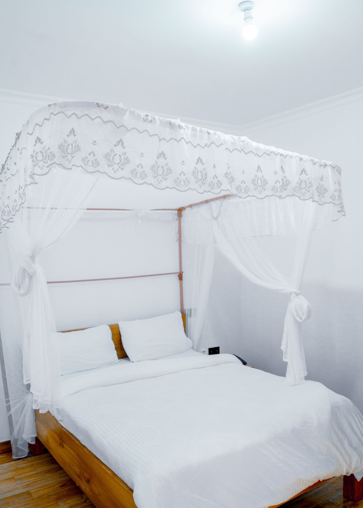 Deluxe Room — White Canopy & TV